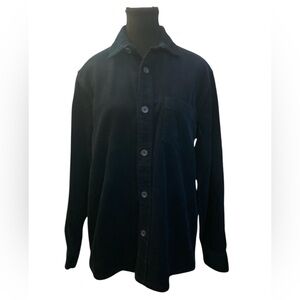 Express Blue Lightweight Shirt Jacket M EUC